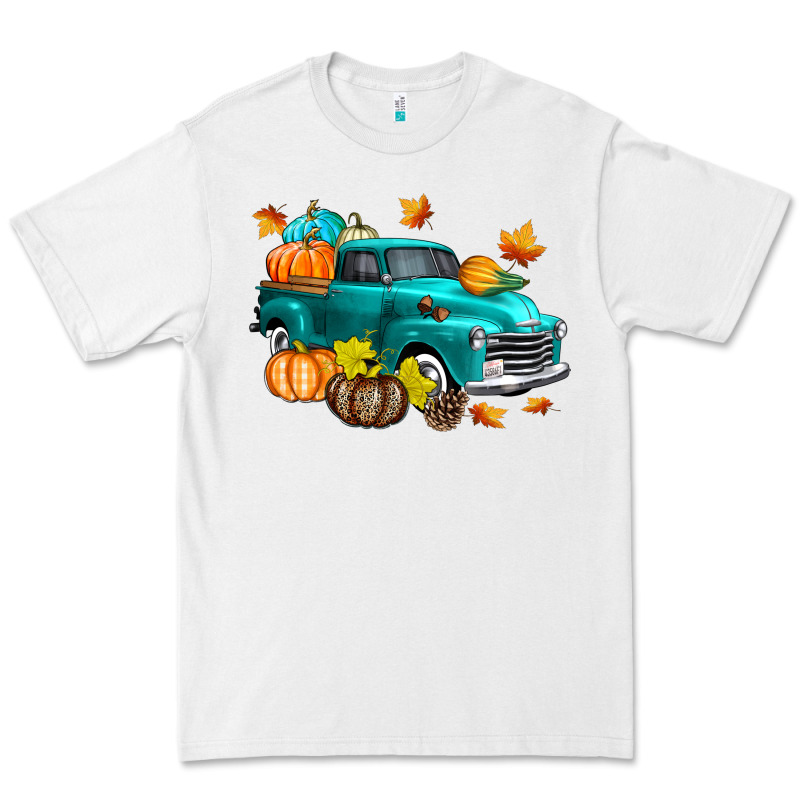 Fall Farm Truck Premium Tee by texasbilliewilder | Teevron