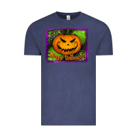 Vintage Denim happy halloween jack o' lantern pumpkin Vintage Tee - Jasminsmagicworld
