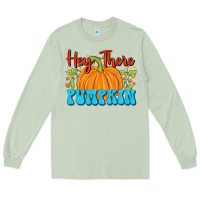 Matcha Hey There Pumpkin Long Sleeve Tee - FaDigitalArtStudio