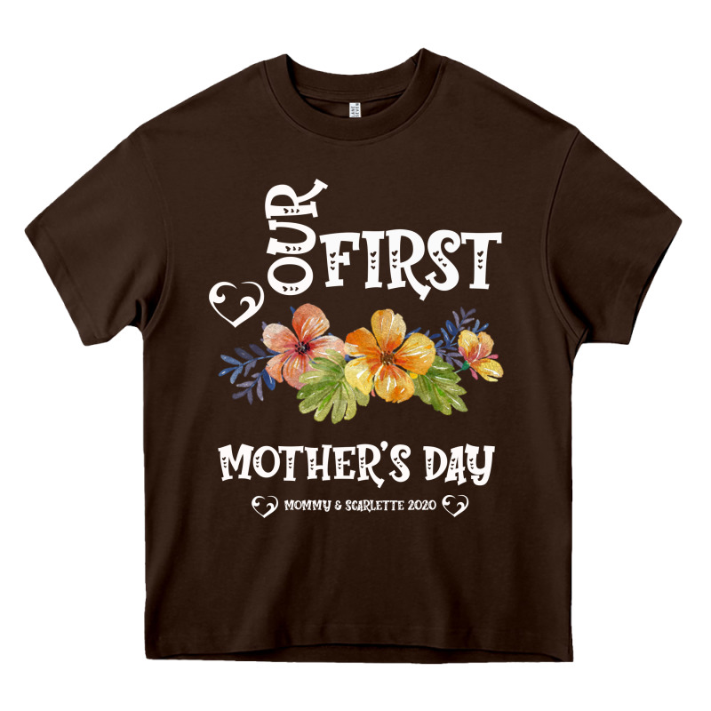 Our Fırst Mother's Day Mommy & Scarlette 2020 Heavy Core Tee by Bettercallsaul | Teevron