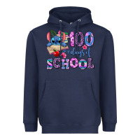 Navy 100 days of school Heavyweight Hoodie - AdoDesignShop