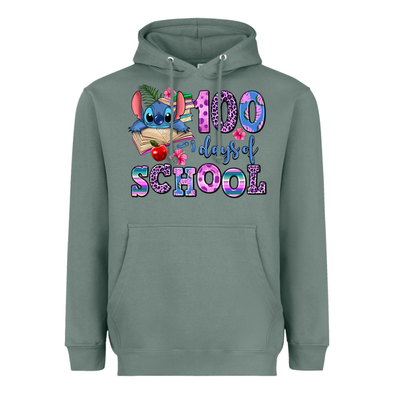 100 Days Of School Heavyweight Hoodie by AdoDesignShop | Teevron