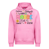 Fuchsia Pink madre spanish mothers day Urban Hoodie - JahusDesignShop