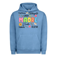 Pigment Pebble Blue madre spanish mothers day Urban Hoodie - JahusDesignShop