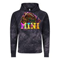 Cloud Black football mini Vintage Hoodie - OliviaCreatesArt