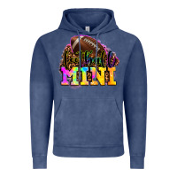 Vintage Denim football mini Vintage Hoodie - OliviaCreatesArt