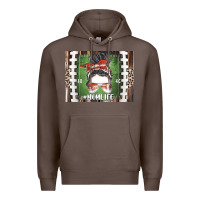 Coffee American Football Mom life Premium Hoodie - CowhideDigitalArt