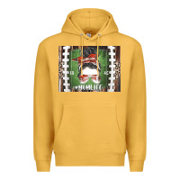 Mustard American Football Mom life Premium Hoodie - CowhideDigitalArt