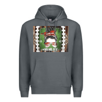 Rock American Football Mom life Premium Hoodie - CowhideDigitalArt