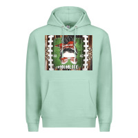 Seafoam American Football Mom life Premium Hoodie - CowhideDigitalArt