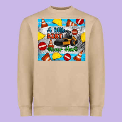 A Little Dirt Never Hurt Steam Roller Tumbler Heavyweight Sweatshirt Designed By Artiststas