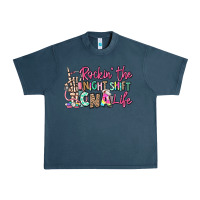 Midnight Navy rockin the night shift cna life Urban Heavy Tee - RanaPortraitStore