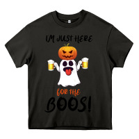 Asphalt I'm Just Here For The Boos Heavy Core Tee - Bettercallsaul