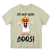 Mossy I'm Just Here For The Boos Heavy Core Tee - Bettercallsaul