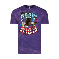 Cloud Purple American Eagle Vintage Tee - HowdyJamesFarm