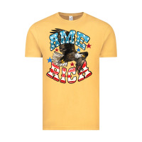 Vintage Mustard American Eagle Vintage Tee - HowdyJamesFarm