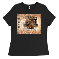 Black black teacher Ladies Tee - TumblerDesignByShophia