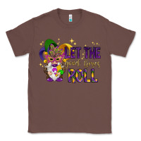 Chestnut Let the good times roll with gnome Classic Tee - HowdyJamesFarm