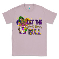 Lilac Let the good times roll with gnome Classic Tee - HowdyJamesFarm