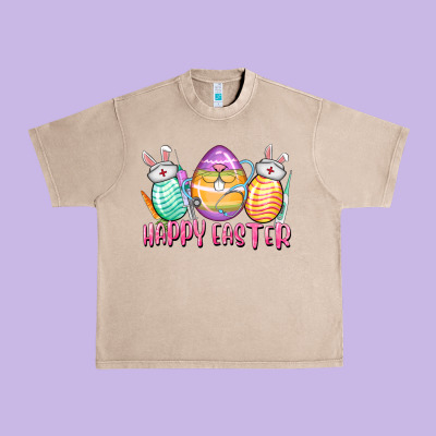 Happy Easter Nurse Eggs Easter Day Urban Heavy Tee Designed By Cowgirlartshop