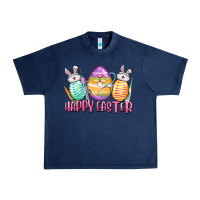 Navy Happy Easter Nurse eggs Easter Day Urban Heavy Tee - CowGirlArtShop