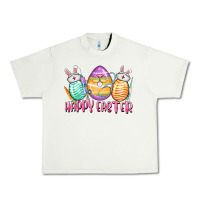 Pistachio Happy Easter Nurse eggs Easter Day Urban Heavy Tee - CowGirlArtShop