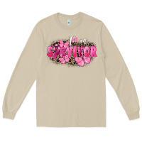 Mushroom I' m survivor Breast Cancer Long Sleeve Tee - FaDigitalArtStudio