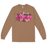 Toasted Coconut I' m survivor Breast Cancer Long Sleeve Tee - FaDigitalArtStudio