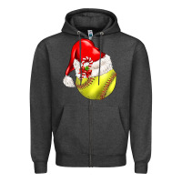 Charcoal Heather Christmas sports Zipper Hoodie - BarkalooDesign