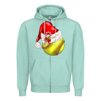 Seafoam Christmas sports Zipper Hoodie - BarkalooDesign