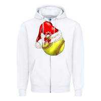 White Christmas sports Zipper Hoodie - BarkalooDesign