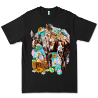 Black Happy Easter Day Rodeo Premium Tee - NancyCooperArtShop