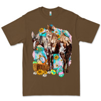 Cacao Happy Easter Day Rodeo Premium Tee - NancyCooperArtShop