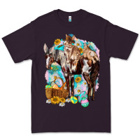 Plum Happy Easter Day Rodeo Premium Tee - NancyCooperArtShop