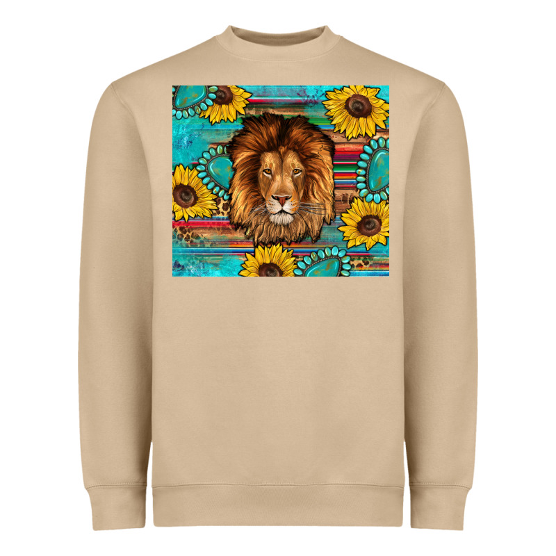Western Lion Tumbler Heavyweight Sweatshirt by Artiststas | Teevron