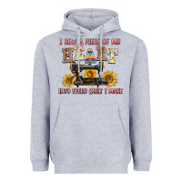 Heather Grey i sew a piece of my heart into every quilt i make Heavyweight Hoodie - AdoDesignShop