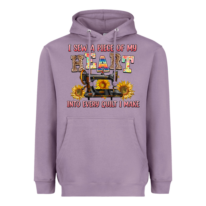 I Sew A Piece Of My Heart Into Every Quilt I Make Heavyweight Hoodie by AdoDesignShop | Teevron