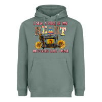 Sage i sew a piece of my heart into every quilt i make Heavyweight Hoodie - AdoDesignShop