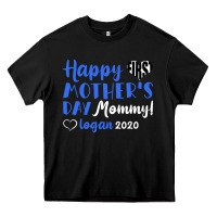 Black happy first mother's day mommy! logan 2020 Heavy Core Tee - Bettercallsaul