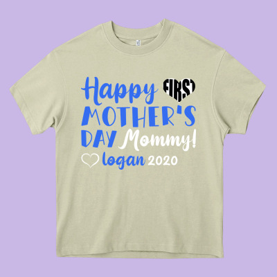 Happy First Mother's Day Mommy! Logan 2020 Heavy Core Tee Designed By Bettercallsaul
