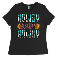 Black Western Howdy Baby Howdy Ladies Tee - HowdyJamesFarm