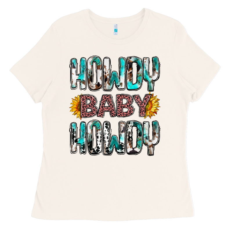 Western Howdy Baby Howdy Ladies Tee by HowdyJamesFarm | Teevron