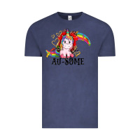 Vintage Denim Au-some Vintage Tee - CowGirlArtShop