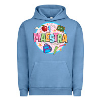 Pigment Pebble Blue maestra Urban Hoodie - JahusDesignShop