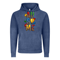 Vintage Denim ausome autism Vintage Hoodie - OliviaCreatesArt