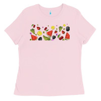 Bubblegum Pink summer fruits Ladies Tee - TumblerDesignByShophia