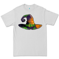 Dove Grey Purple leopard witch hat Premium Tee - Jasminsmagicworld