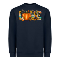 Navy fall love Heavyweight Sweatshirt - Artiststas