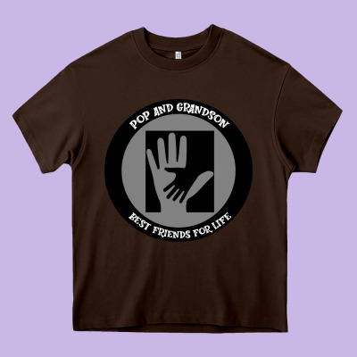 Pop Pop And Grandson Best Friends For Life Heavy Core Tee Designed By Bettercallsaul