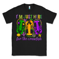 Black I'm just here for the Crawfish Classic Tee - HowdyJamesFarm